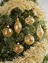  image of festive-gold-glass-tree-decorations