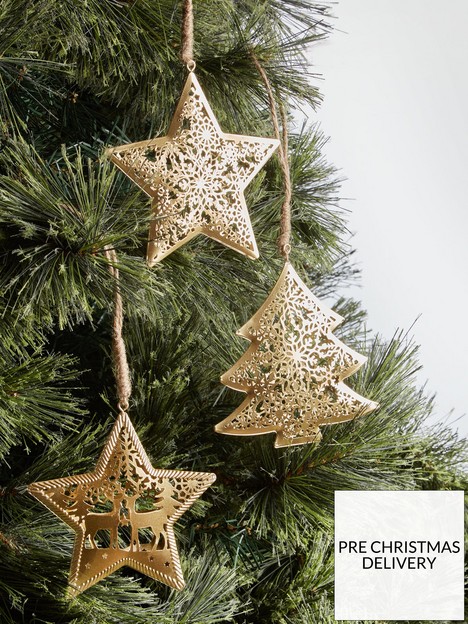 festive-set-of-8-filigree-metal-christmasnbsptree-ornaments--nbspgold