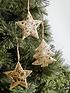  image of festive-set-of-8-filigree-metal-christmasnbsptree-ornaments--nbspgold