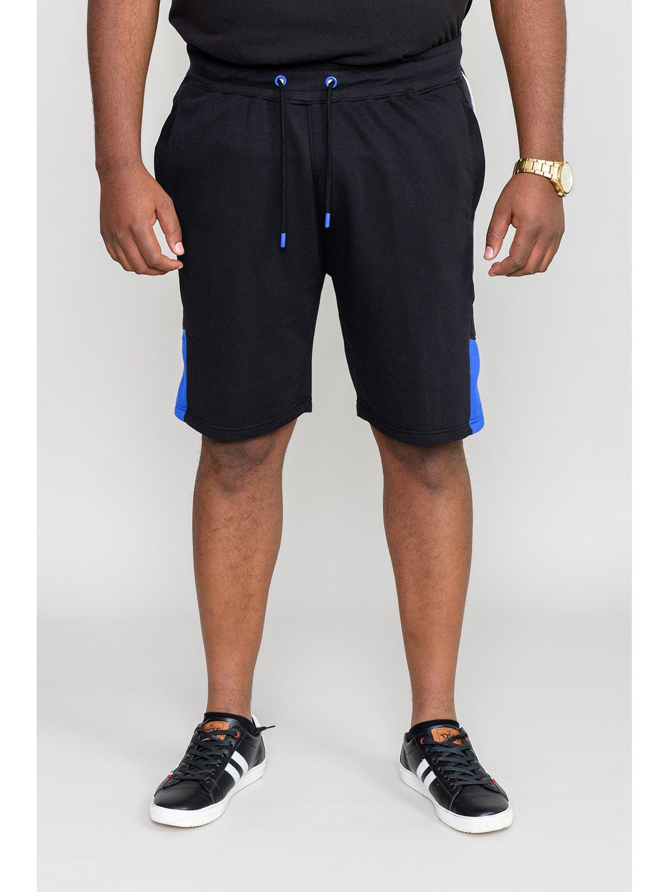 stillFront image of d555-drayton-elasticated-waist-shorts-black
