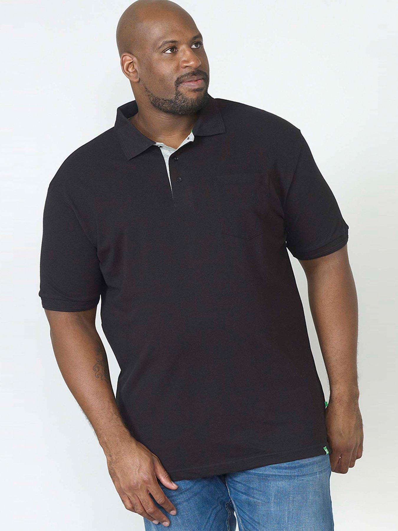undefined Grant Pique Polo Shirt - Black