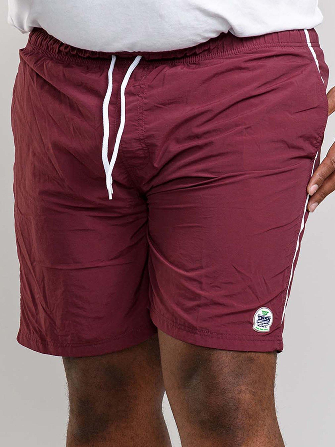 D555 Yarrow Full Length Swim Short - Burgundy