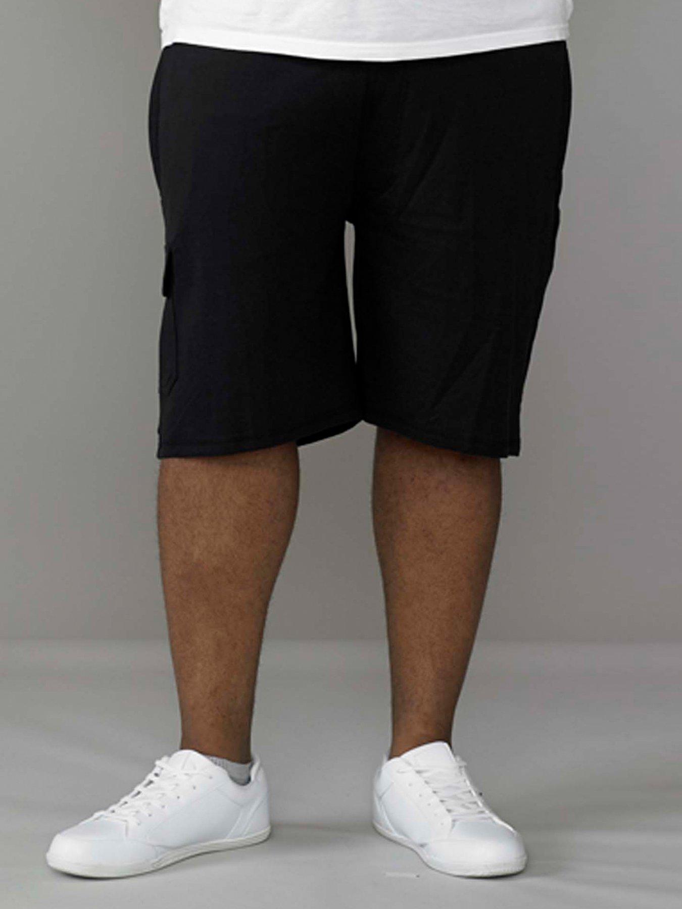 D555 John Lightweight Cargo Shorts - Black