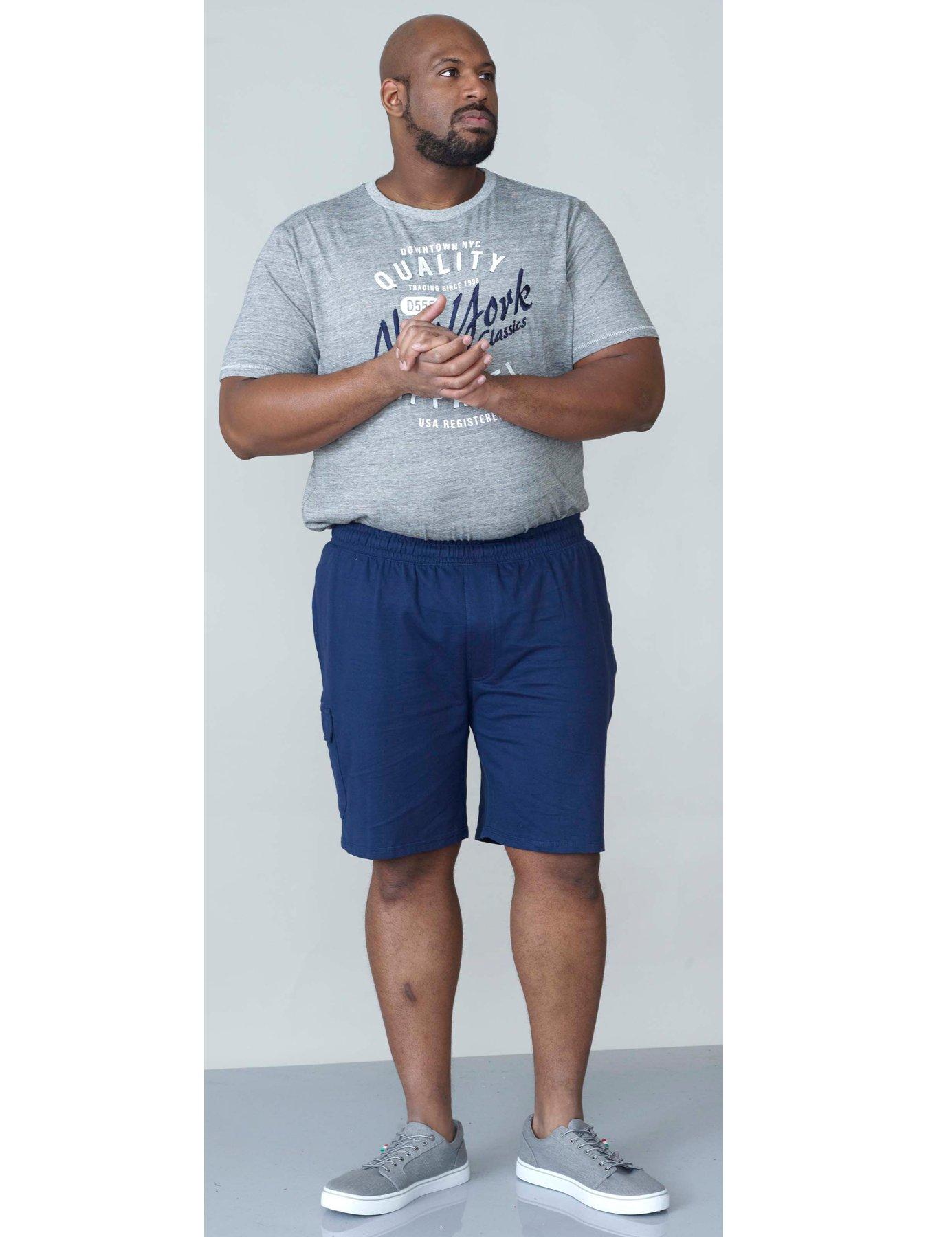 image of d555-john-lightweight-cargo-shorts-navy