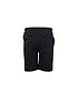  image of d555-orwell-two-pack-elasticated-waist-jersey-shorts-blackcharcoal