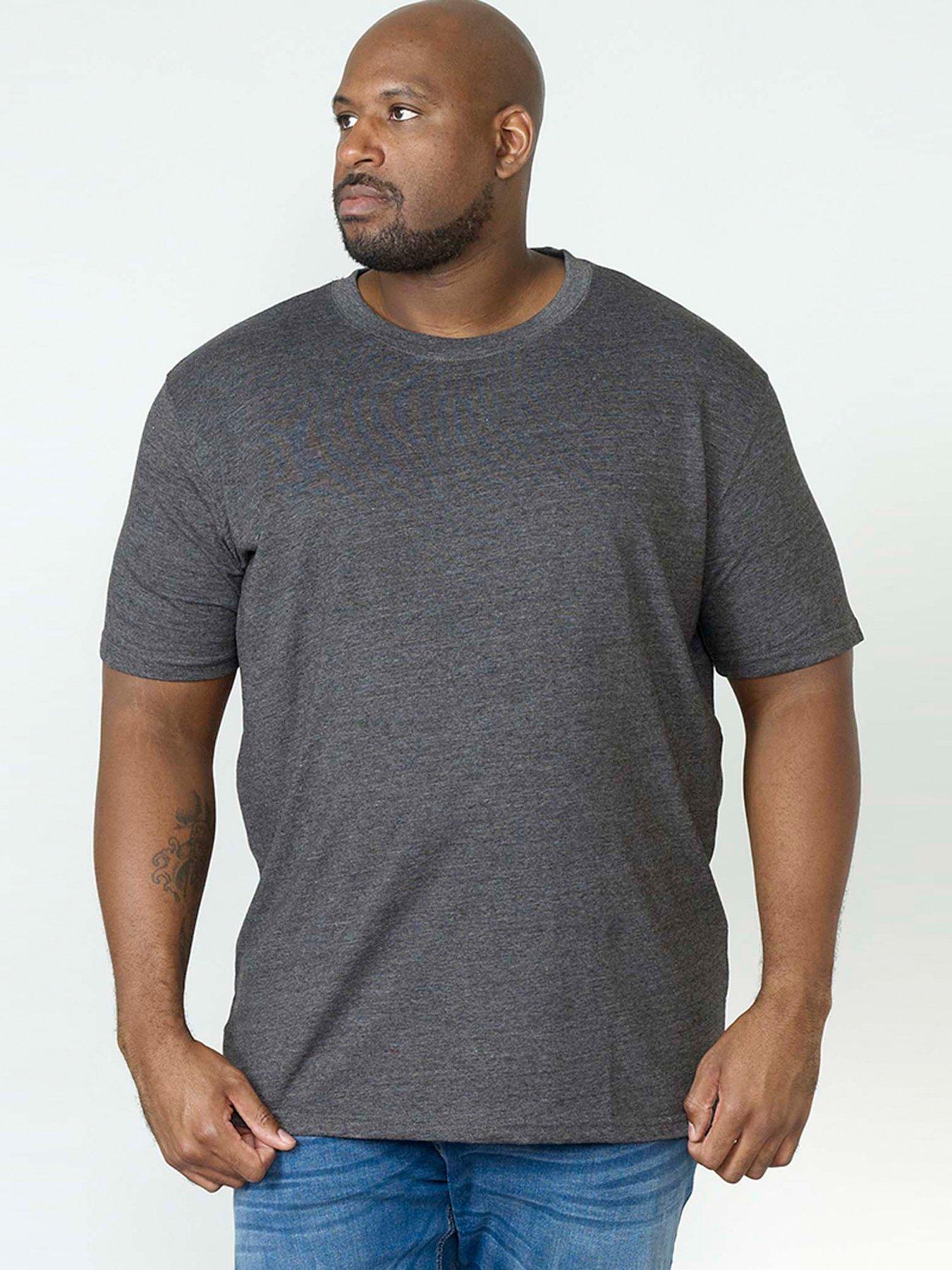  image of d555-flyers-premium-weight-t-shirt-charcoal-melange