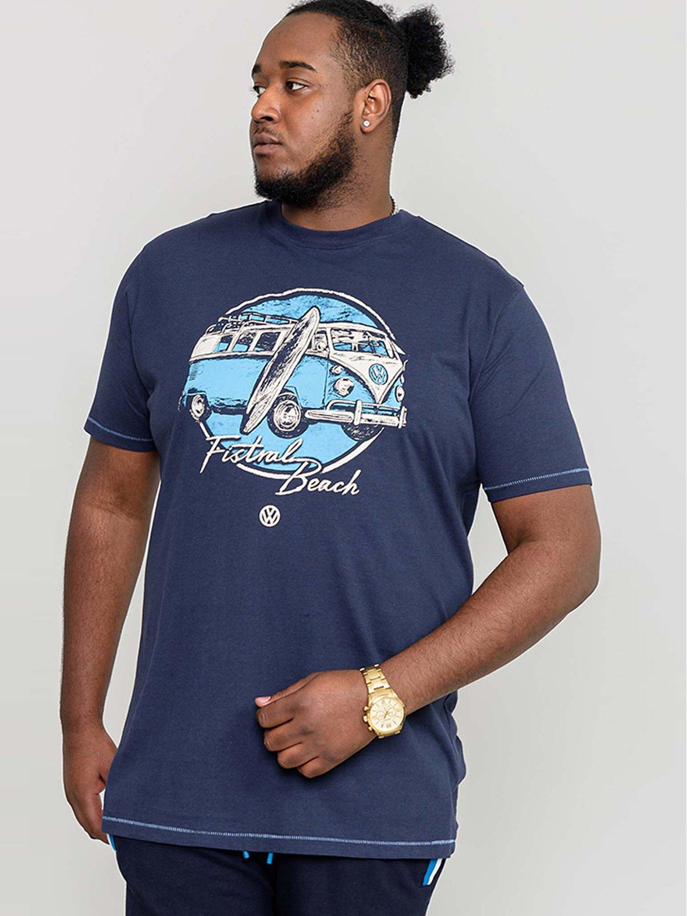 D555 Winterton Official Camper Van Printed T-shirt - Navy