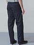  image of d555-basilio-elasticated-waist-rugby-trouser-black