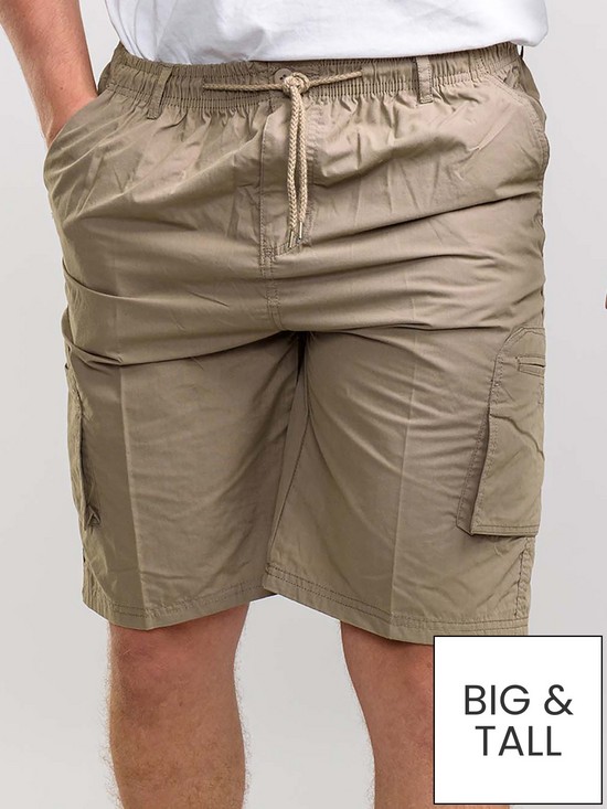 front image of d555-nick-cargo-short-sand