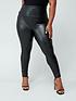  image of v-by-very-curve-pu-legging-black