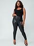  image of v-by-very-curve-pu-legging-black