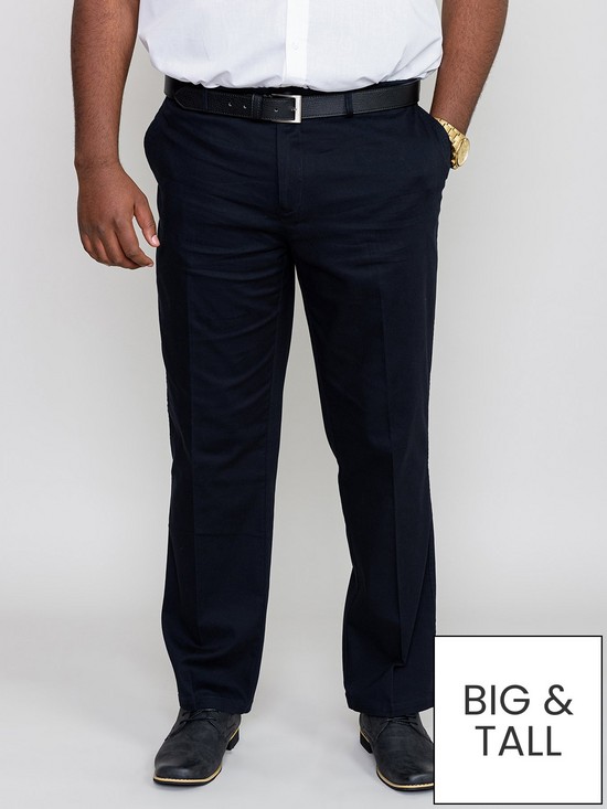front image of d555-bruno-stretch-chino-pant-with-xtenda-waist