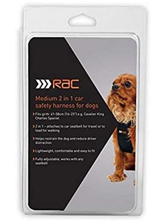 stillFront image of rac-dog-car-harness-medium
