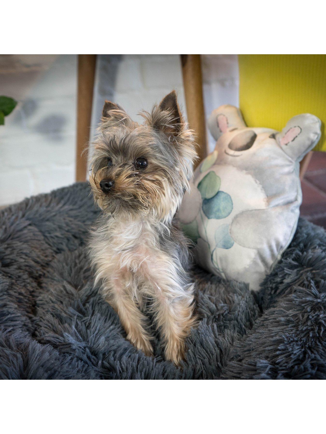  image of dream-paws-anxiety-reducing-plush-bed-with-plush-toy