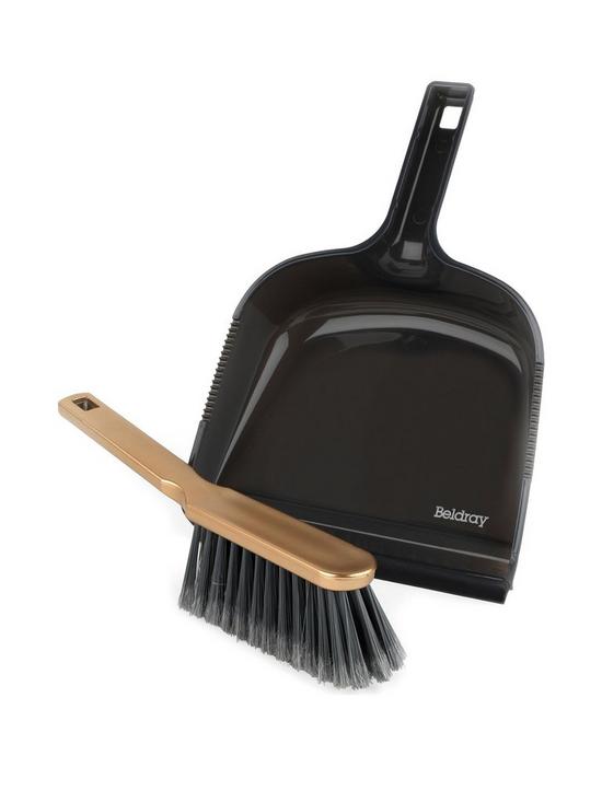 front image of beldray-150-years-special-edition-dustpan-brush-set-copper