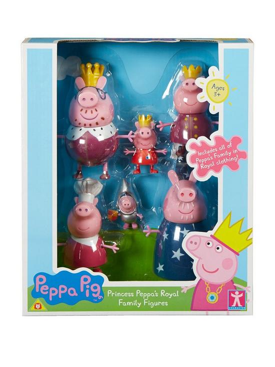 stillFront image of peppa-pig-princess-peppas-royal-family-figures