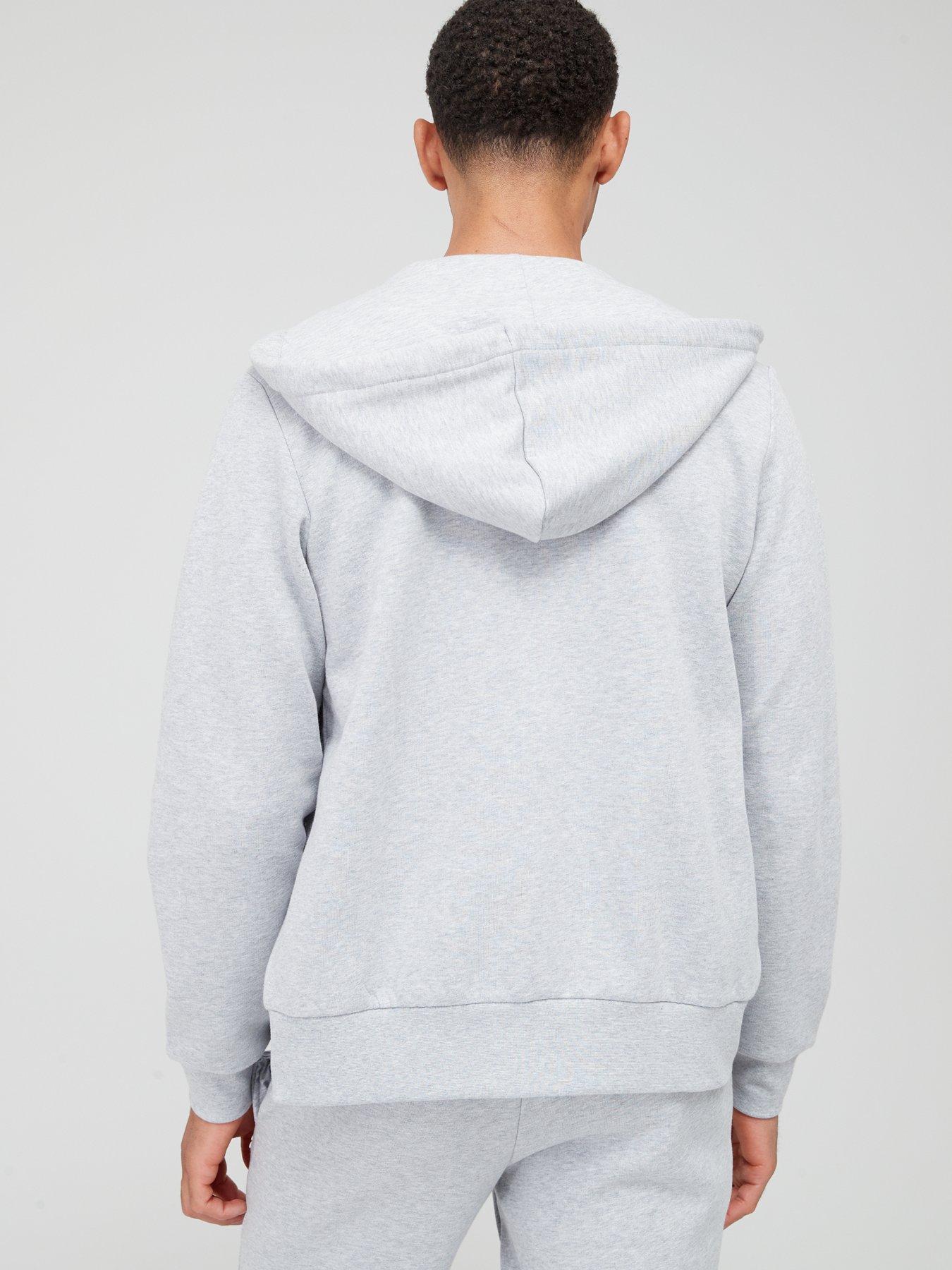 Lacoste Zip Thru Jersey Tracksuit Set Grey Littlewoods