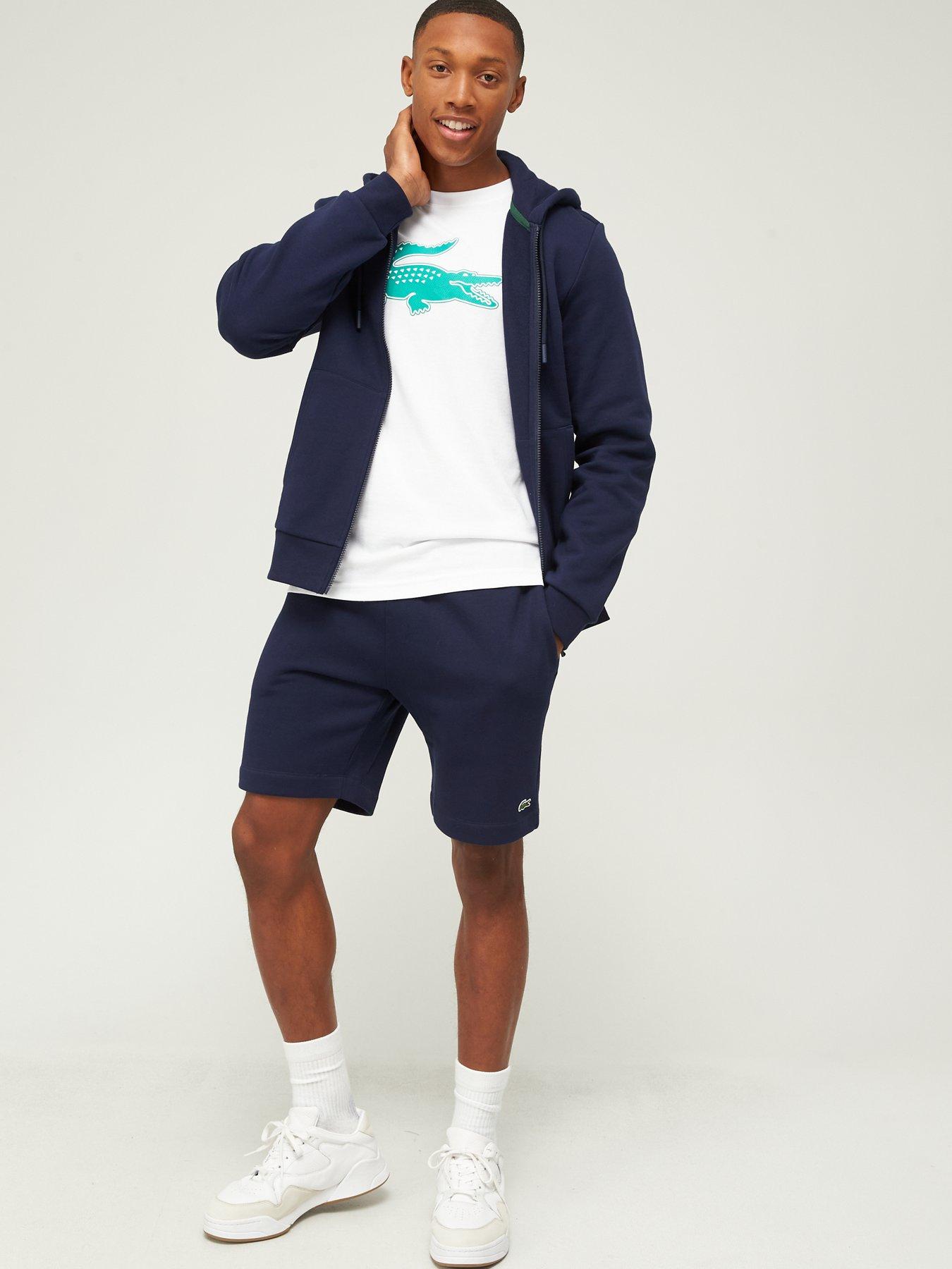  image of lacoste-fleece-jersey-shorts-dark-blue
