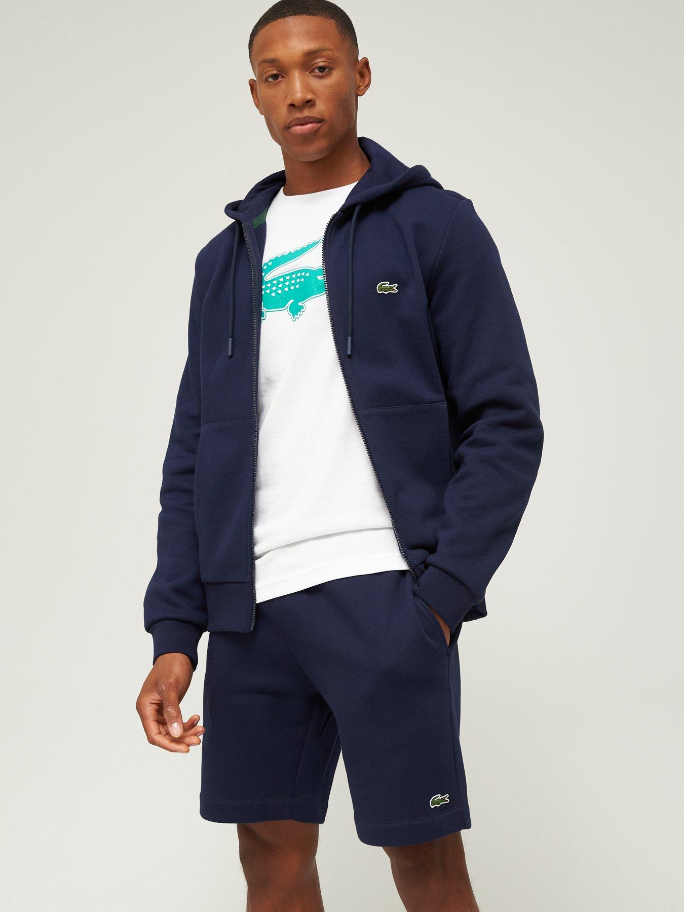  image of lacoste-fleece-jersey-shorts-dark-blue