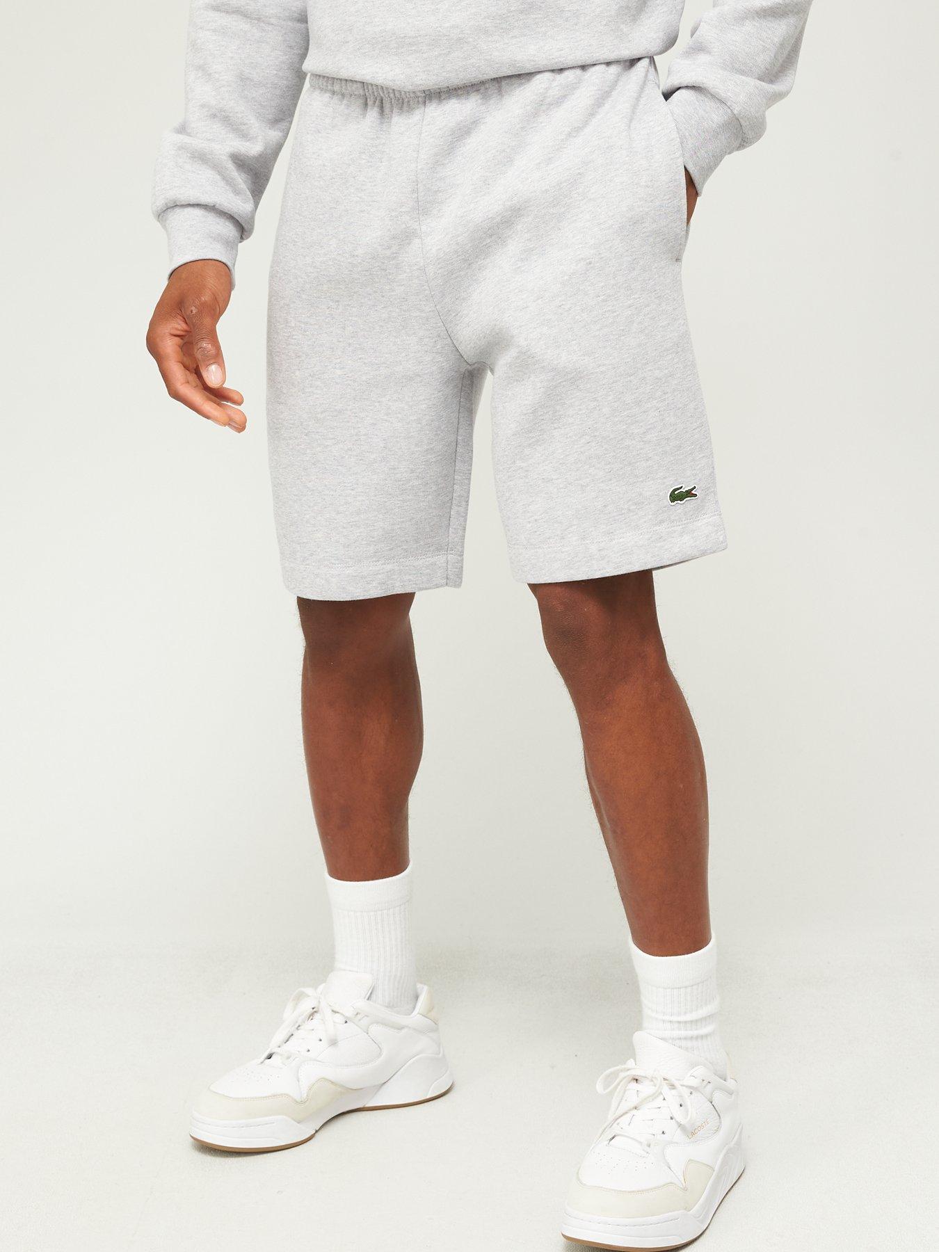 Lacoste Fleece Jersey Shorts Light Grey Littlewoods