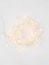  image of festive-480-dewdrop-max-cluster-christmas-lights--nbspwhitewarm-white-mix