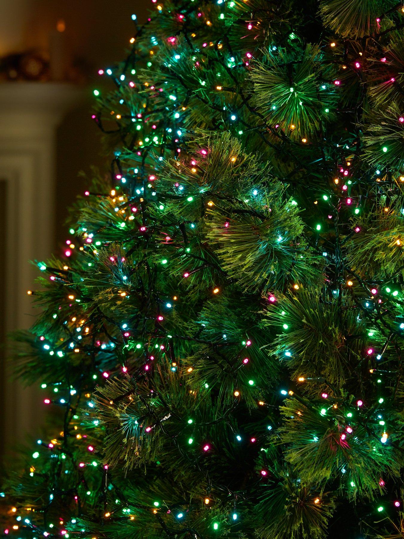 Festive Aurora 1000 Sparkle Christmas Lights