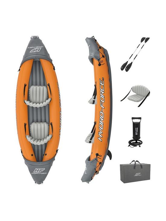 front image of hydro-force-lite-rapid-x2-inflatable-kayak-set