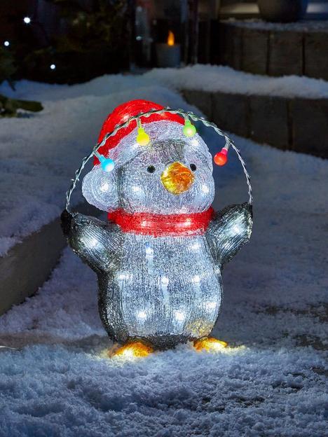 festive-30-cmnbsplitnbspacrylic-penguin-outdoor-christmas-decoration