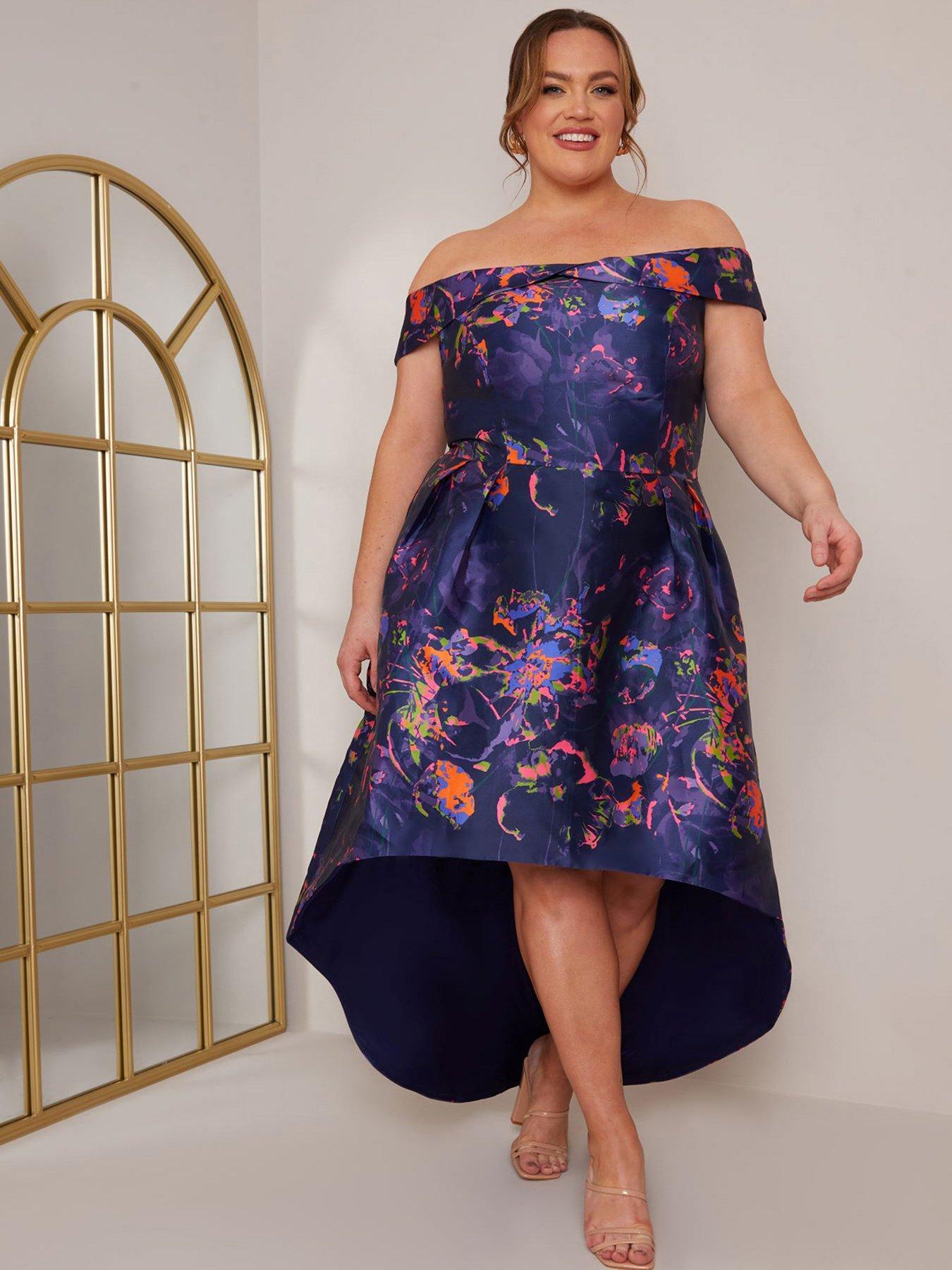 Chi chi clearance curve flora dress