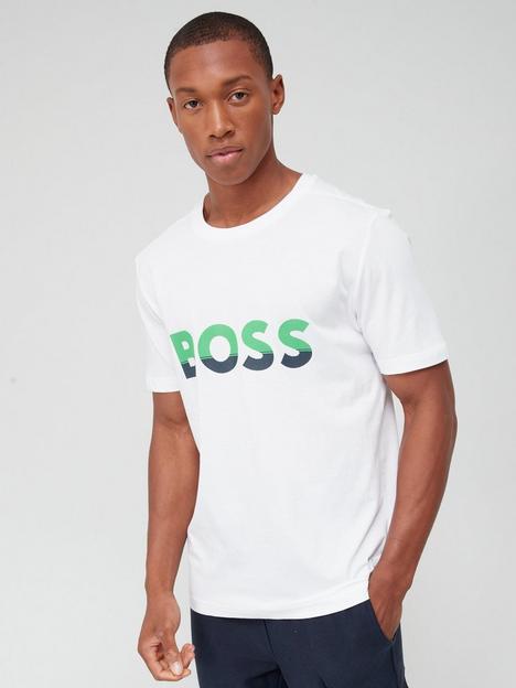boss-1-logo-t-shirt-white