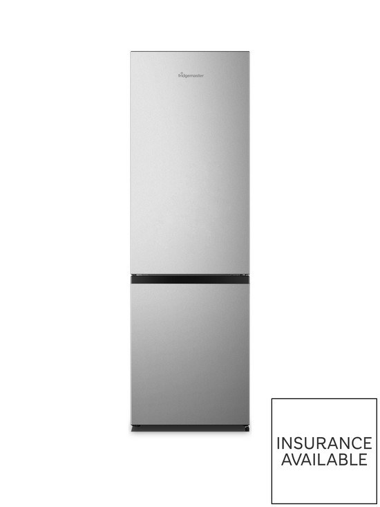 front image of fridgemaster-mc55265afs-7030-fridge-freezer-silver