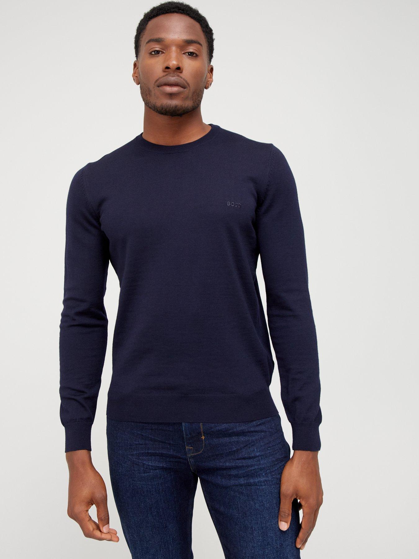  image of boss-botto-l-jumper-dark-blue