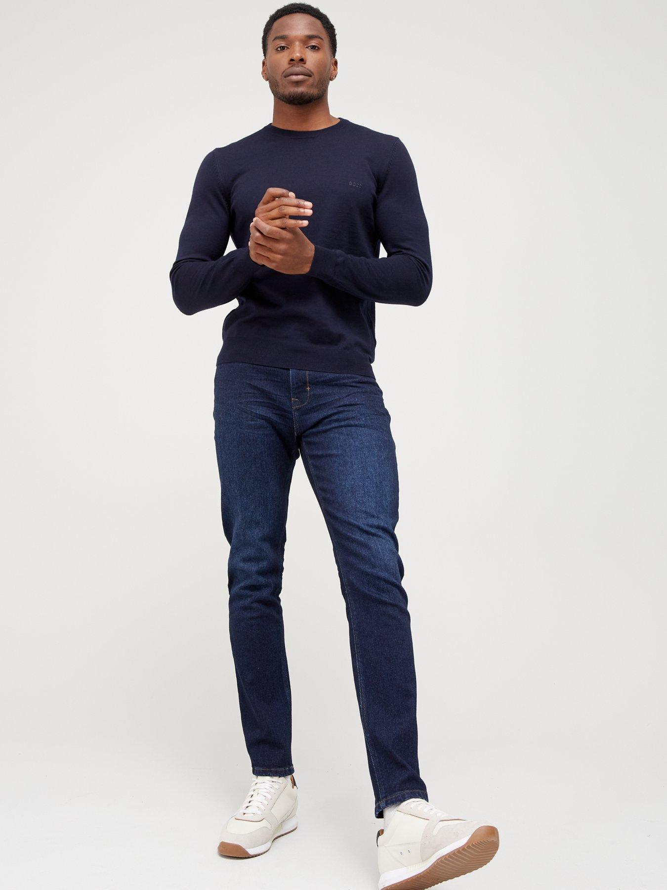  image of boss-botto-l-jumper-dark-blue