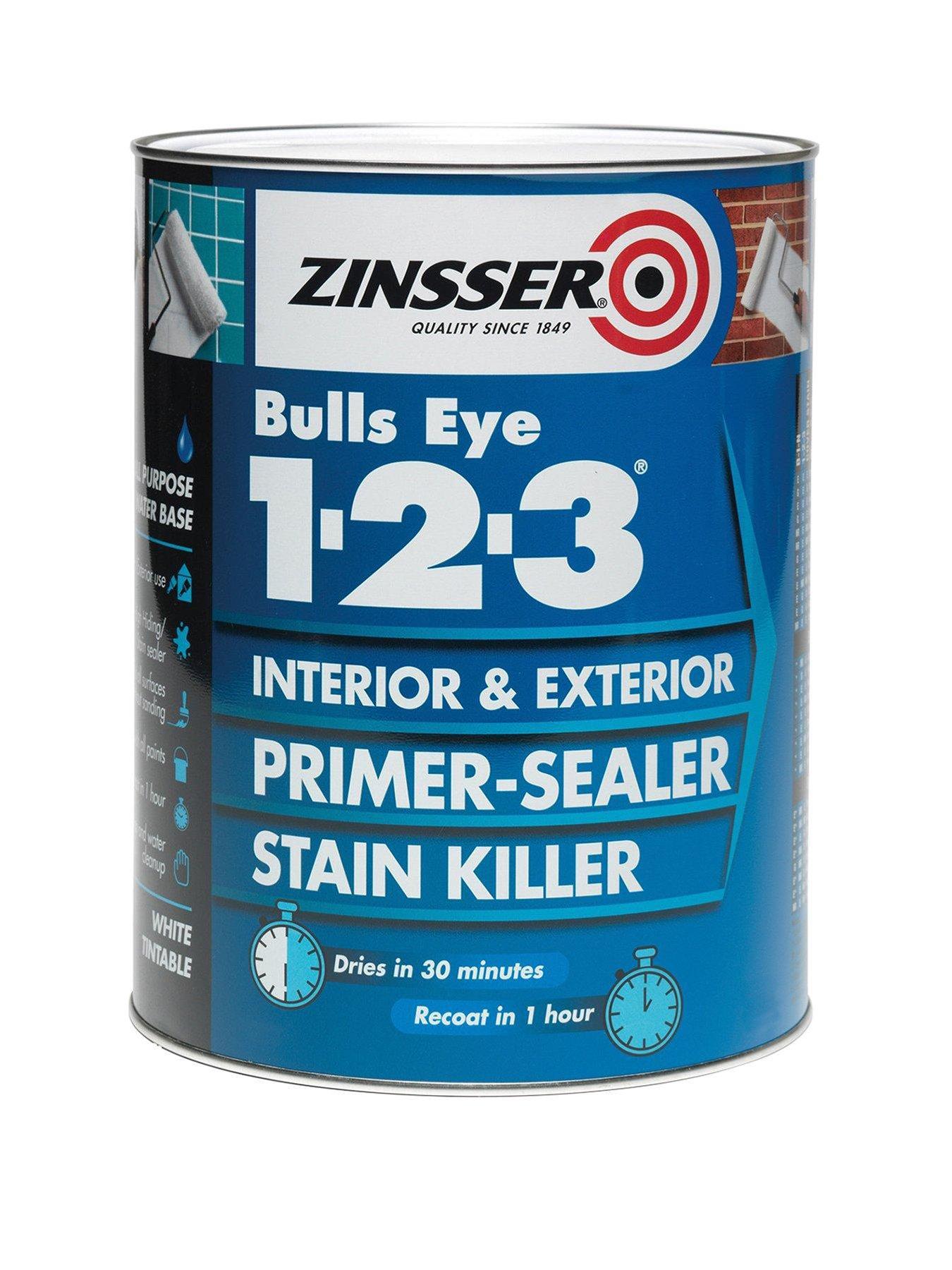 Image 1 of 2 of Zinsser Bulls Eye 1-2-3 1L