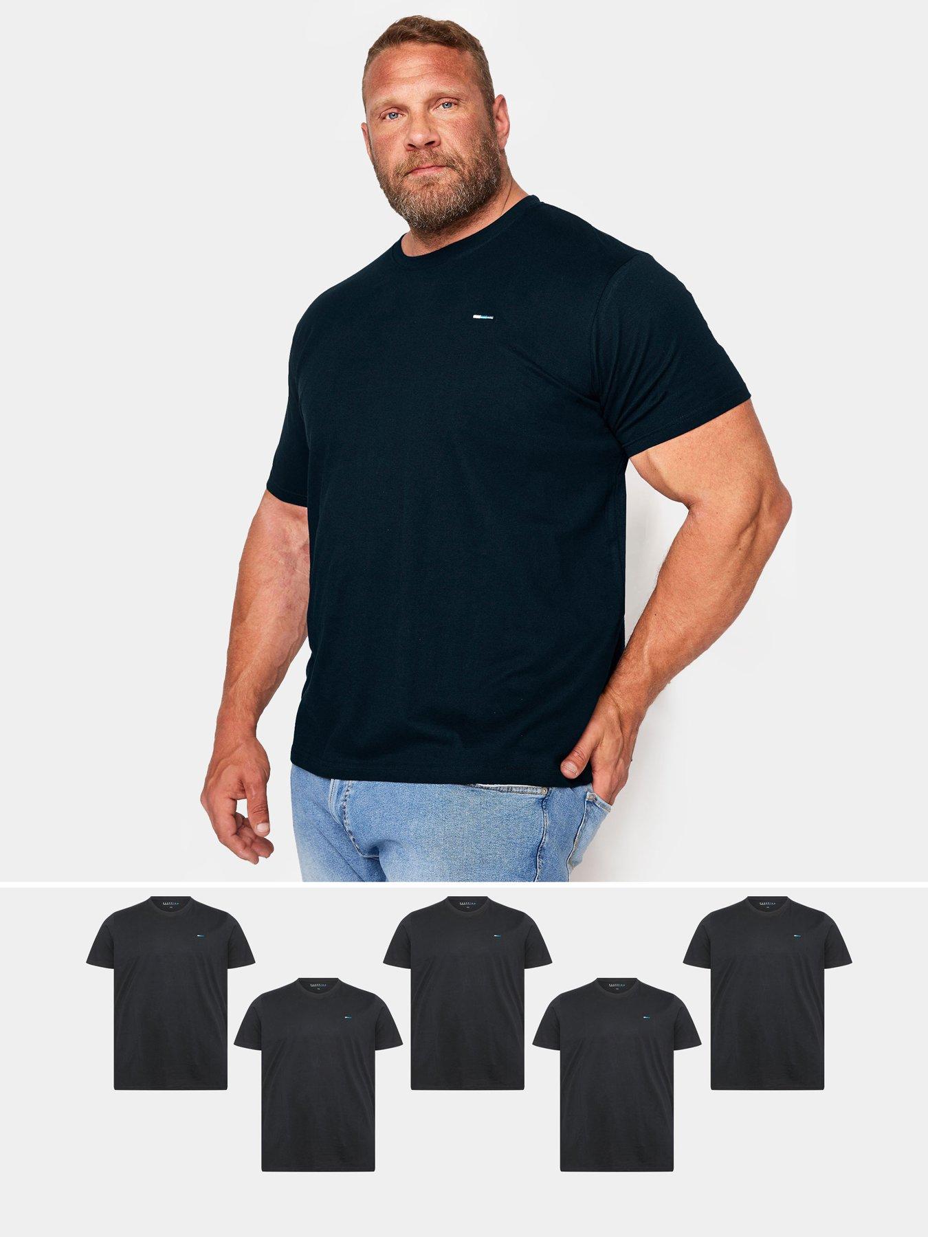 badrhino-5-pack-short-sleeve-t-shirts-black