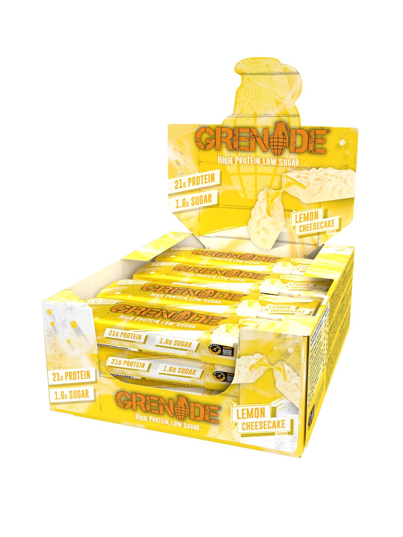  image of grenade-protein-bars-lemon-cheesecake-box-of-12