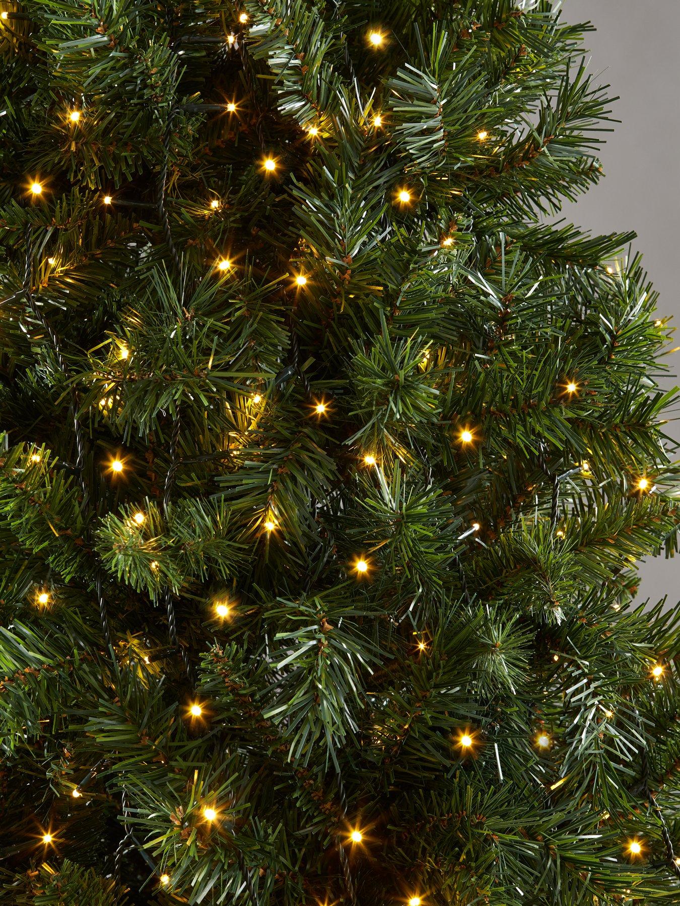 Festive Set of 380 Sparkle Christmas Lights - Warm White