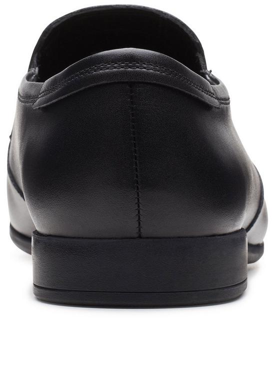 stillFront image of clarks-sidton-edge-shoes-black-leather