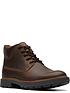  image of clarks-craftdale2-mid-boots-brown-leather