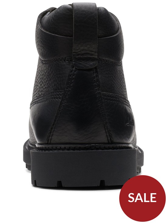 stillFront image of clarks-craftdale2-mid-boots-black-leather