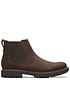  image of clarks-craftdale2hall-boots-brown-nubuck