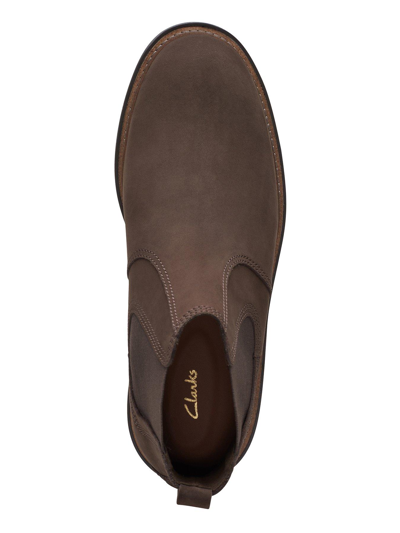  image of clarks-craftdale2hall-boots-brown-nubuck
