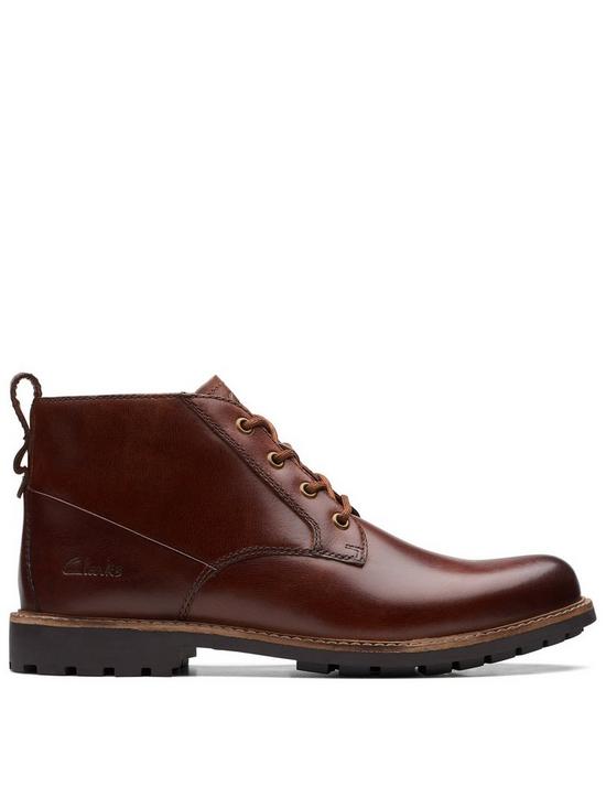 front image of clarks-westcombe-mid-boots-brown