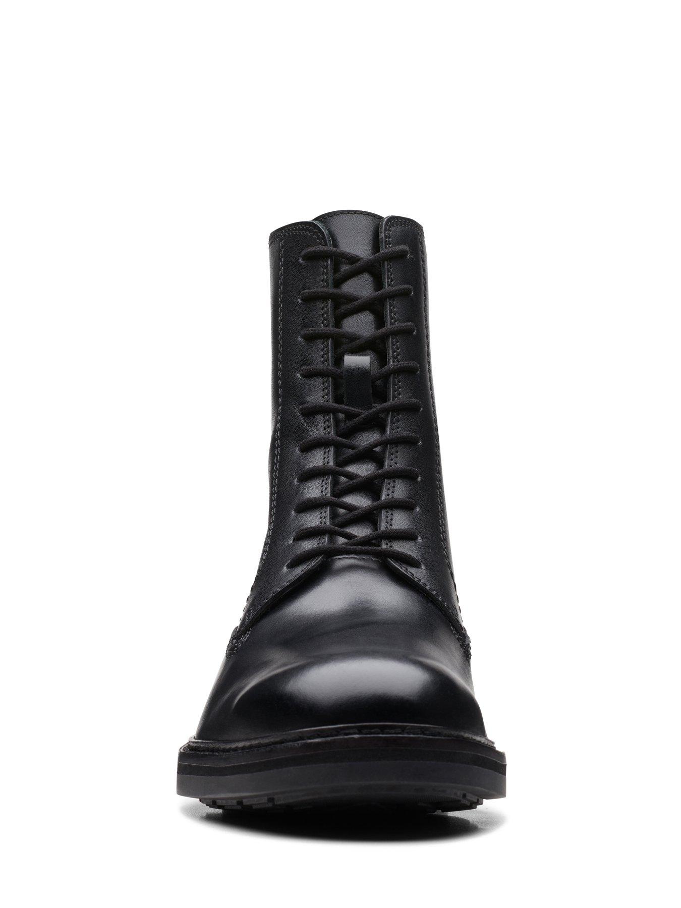  image of clarks-craftevan-hi-boots-black