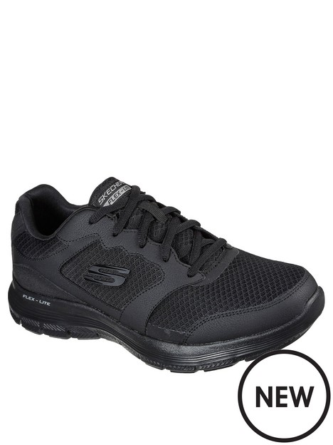 skechers-flex-advantage-40-leather-overlay-mesh-laced-air-cooled-memory-foam-trainer