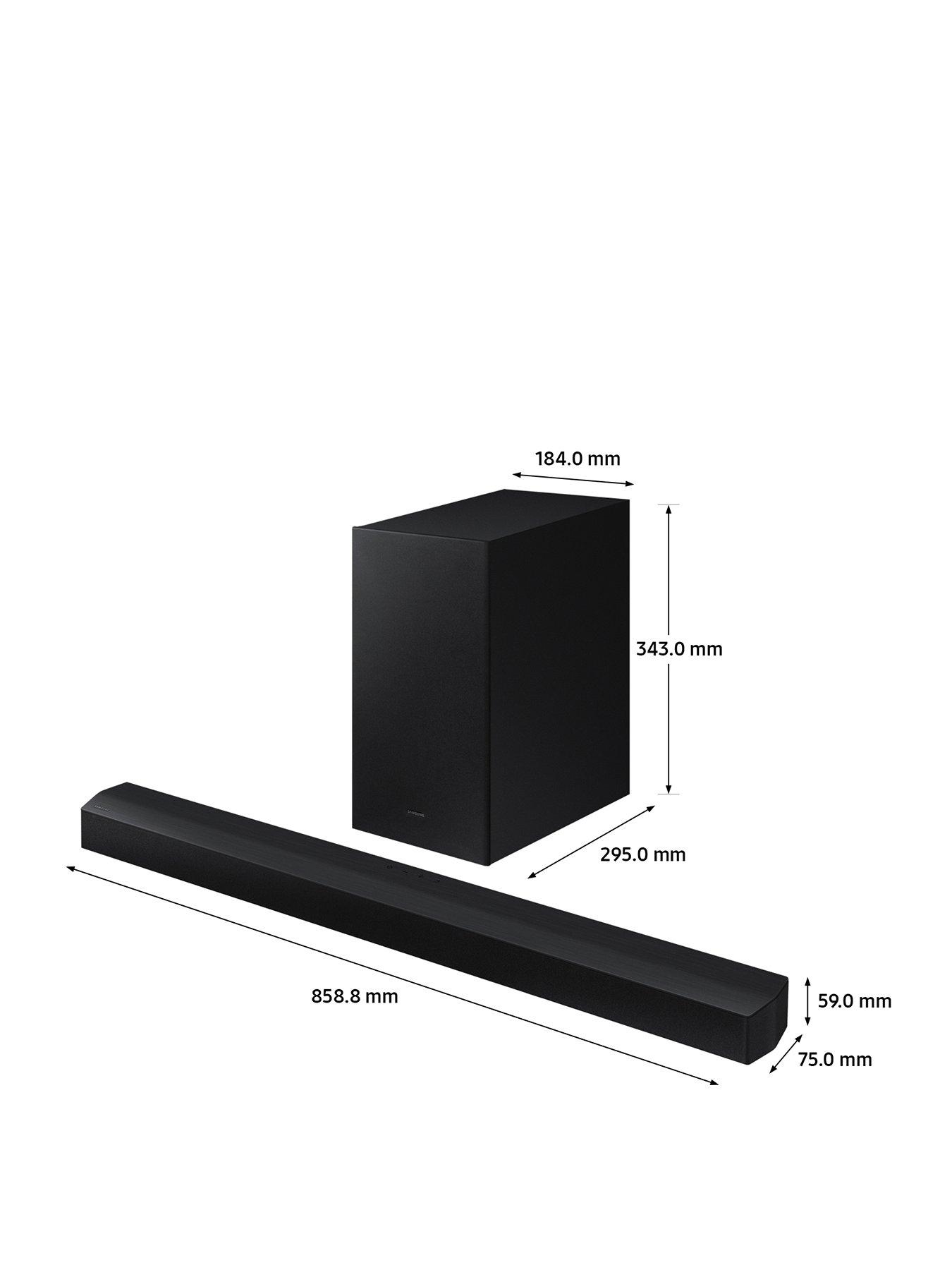 stillFront image of samsung-b430-21ch-270w-soundbar-with-wireless-subwoofer-and-game-mode