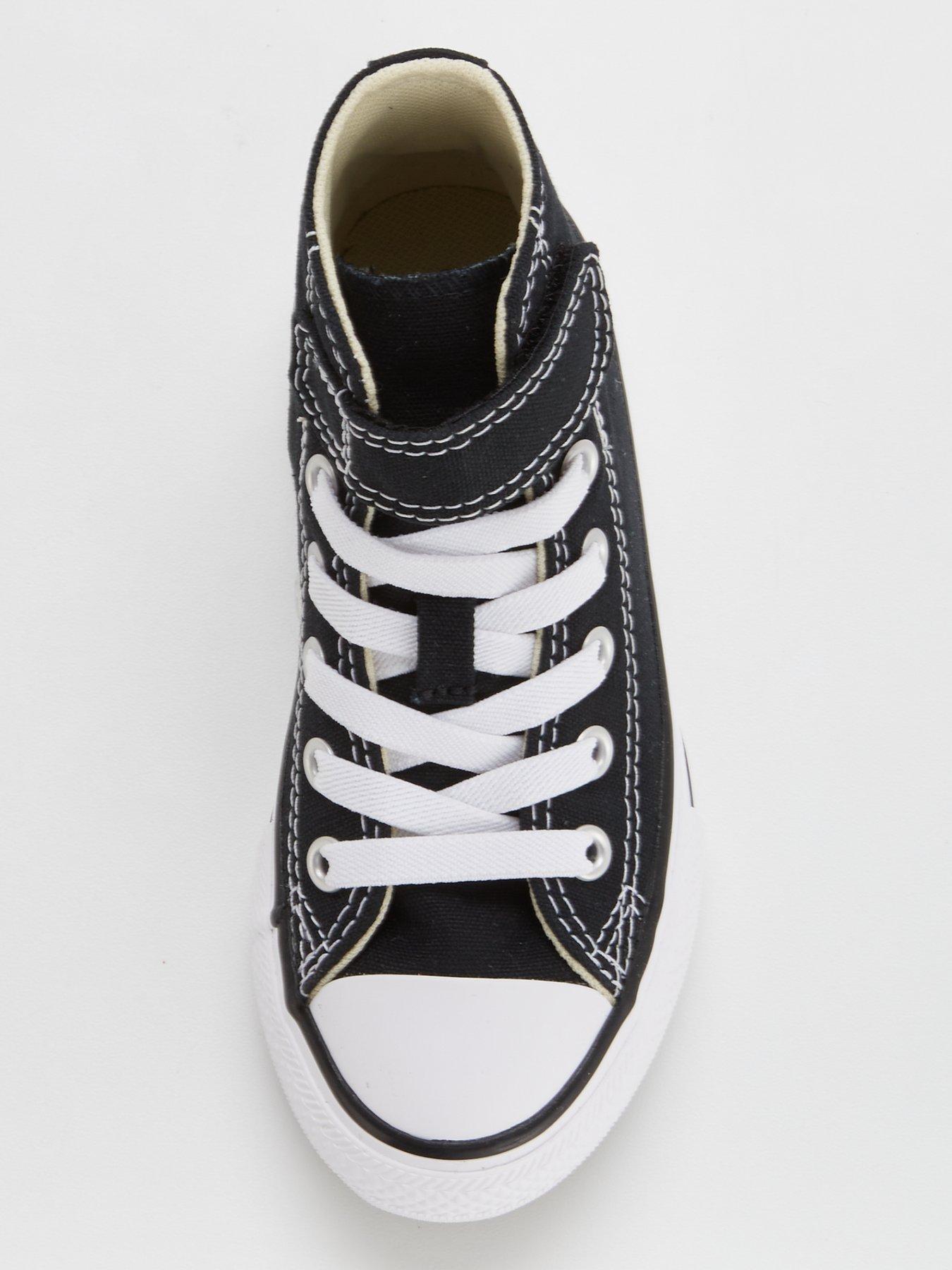 High Top Black Velcro Converse Toddler Converse Kids Easy-on
