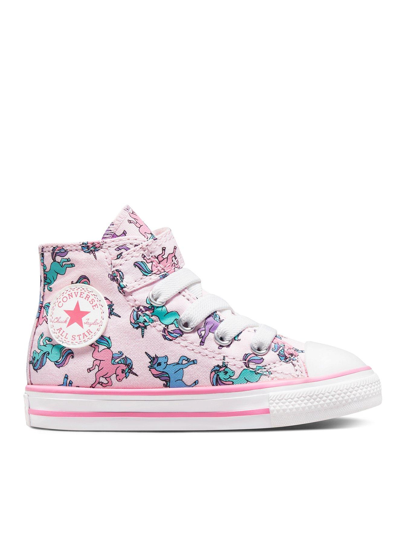 Chuck Taylor All Star 1v Unicorns Toddler Hi Top Trainers