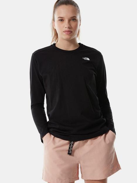 the-north-face-ls-simple-dome-tee-eu-black