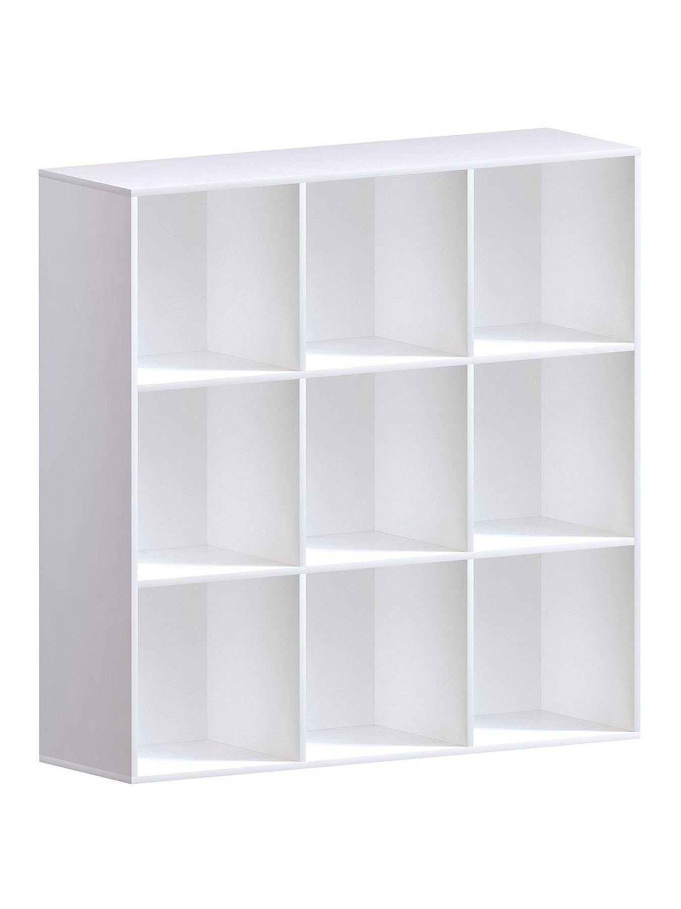  image of vida-designs-durham-3-x-3-cube-storage-unit-white
